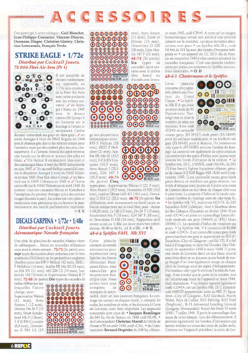 Replic 093 - Caravelle, Bloch 152, Rafale M02